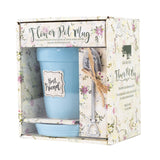 Blue Flower Pot Mug - Best Friend-Lange General Store