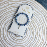 Faith Bracelet - Blue-Lange General Store
