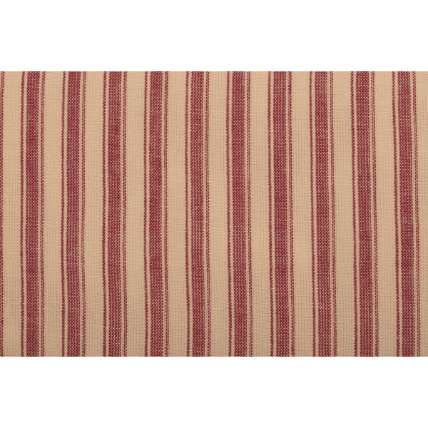 Farmstead Red Ticking Stripe Shower Curtain Lange General Store