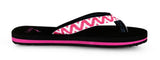 Norty Women's Fuchsia Flip Flop Sandals-Lange General Store