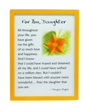 Magnet With Easel Back - For You, Daughter-Lange General Store