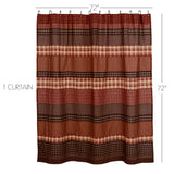Brick Raven Shower Curtain