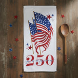 250 Years Flag Terry Towel-Lange General Store
