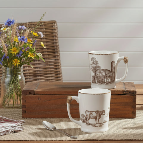Down on the Farm Mug Set of 4