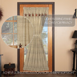 Rustic Star Door Panel Curtain