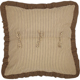 Five Point Star Ticking Stripe Euro Sham