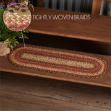 Autumn Blaze Collection Braided Rugs - Oval