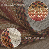 Autumn Blaze Collection Braided Rugs - Oval