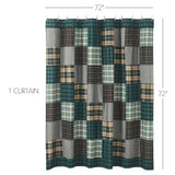 Pinehurst Patchwork Shower Curtain