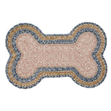 Kayley Dog Bone Braided Waterproof Rug Mat – Medium – Bone Shape Pet Rug – Recycled PET