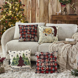 Christmas Lodge Pillow Cover Set of 4
