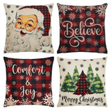Christmas Lodge Pillow Cover Set of 4