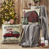 Christmas Farm Pillow Cover Set of 2