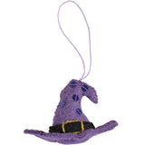 Witches Hat Felt Ornament Set of 4