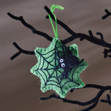 Spider Felt Ornament Set of 4