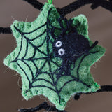 Spider Felt Ornament Set of 4