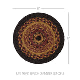 Heirloom Farm Braided Trivet 8" Set of 3