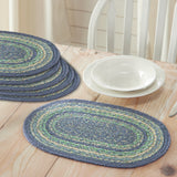 Sea Glass Braided Placemats - Set of 6