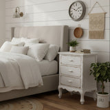 Accent Table Vintage White-Lange General Store