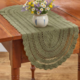 Allison Table Runners - Sage Green-Lange General Store