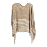 Amber Poncho - Beige-Lange General Store