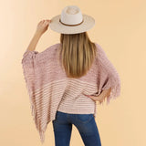 Amber Poncho - Pink-Lange General Store