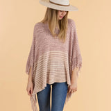 Amber Poncho - Pink-Lange General Store