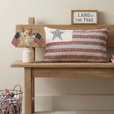 Americana Patch Flag Pillow-Lange General Store
