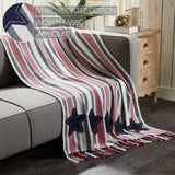 Americana Stars Woven Throw-Lange General Store