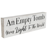 An Empty Tomb Wooden Sign-Lange General Store