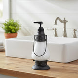 Antique Lantern Resin Soap/Lotion Dispenser-Lange General Store