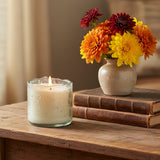 Artisan Blown Bubble Glass Tumbler Candle - Clear-Lange General Store