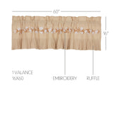 Ashlynn Cotton Mill Valance-Lange General Store