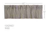 Ashlynn Ticking Stripe Valance