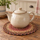 Autumn Blaze Braided Trivet 8" Set of 3