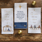 Away In a Manger Dishtowels-Lange General Store