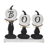 BOO Pumpkins Wooden Table Sign-Lange General Store