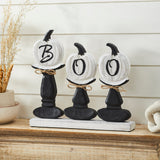 BOO Pumpkins Wooden Table Sign-Lange General Store