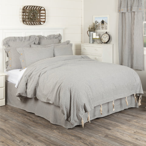 Barn Gray & White Duvet Cover-Lange General Store