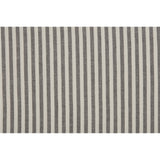 Barn Gray & White TIcking Short Panel Curtains-Lange General Store