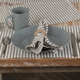 Barn Gray & White Ticking Napkin Set of 4-Lange General Store