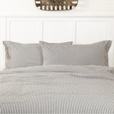 Barn Gray & White Ticking Sham-Lange General Store