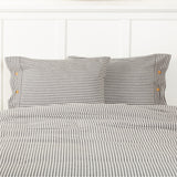 Barn Gray & White Ticking Sham-Lange General Store
