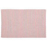 Barn Red & White Ticking Placemat Set of 4-Lange General Store