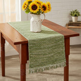 Basketweave Evergreen Table Runners-Lange General Store