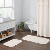 Baxter Burlap Antique White Bath Mat