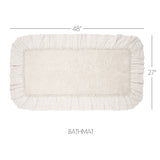 Baxter Burlap Antique White Bath Mat
