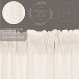 Baxter Burlap Antique White Long Panel Curtains-Lange General Store