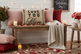 Baxter Burlap Love You More Pillow-Lange General Store