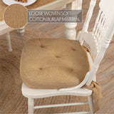 Burlap Natural Chair Pad-Lange General Store